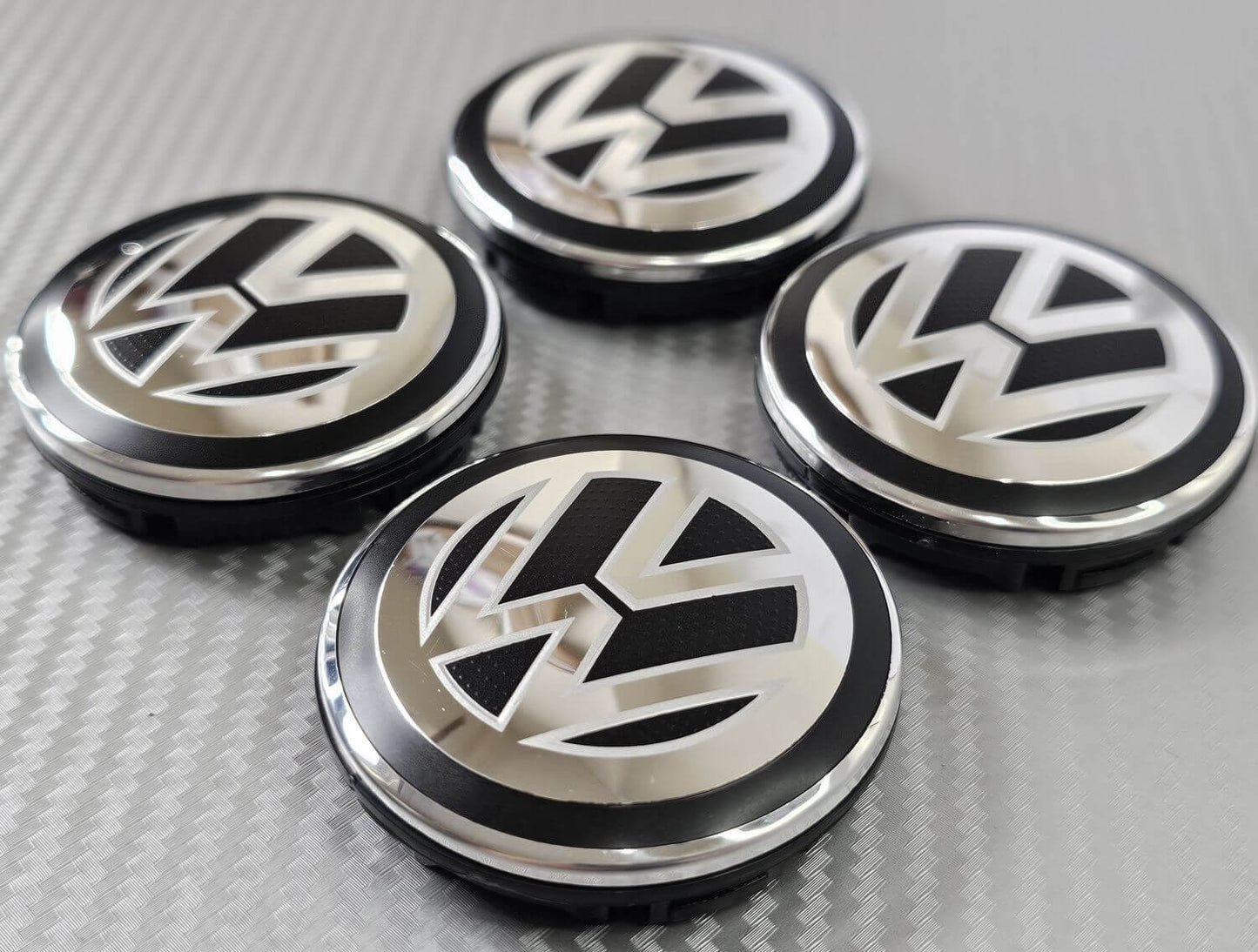 4x Volkswagen Style Centre Caps 56mm 6CD601171