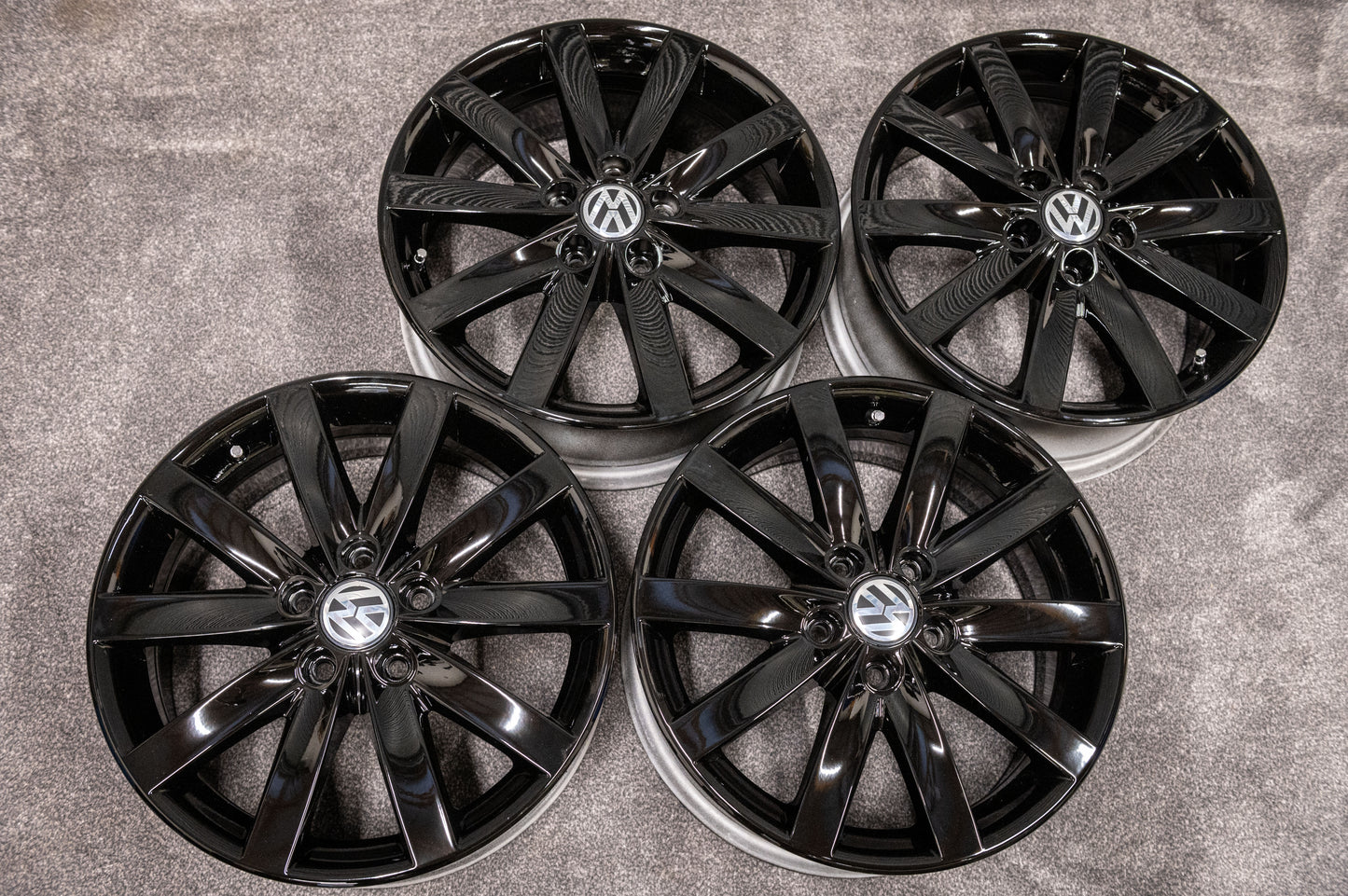 *Refurbished* Genuine 17" VW Golf Mk6 GT 'Porto' Alloy Wheels 5x112 5K0601025F - Autosthetic