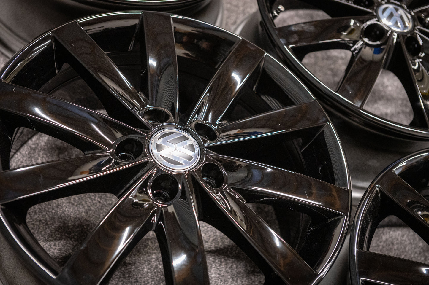 *Refurbished* Genuine 17" VW Golf Mk6 GT 'Porto' Alloy Wheels 5x112 5K0601025F - Autosthetic