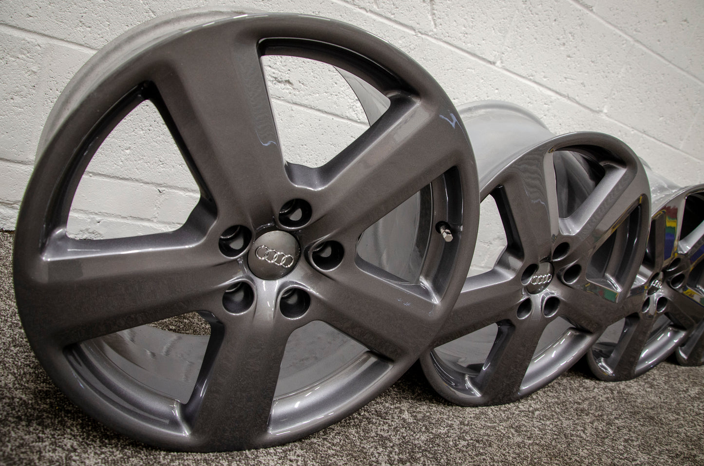 *Refurbished* Genuine 18" Audi A3 S-Line 'RS6 Style' Alloy Wheels 5x112 - Autosthetic