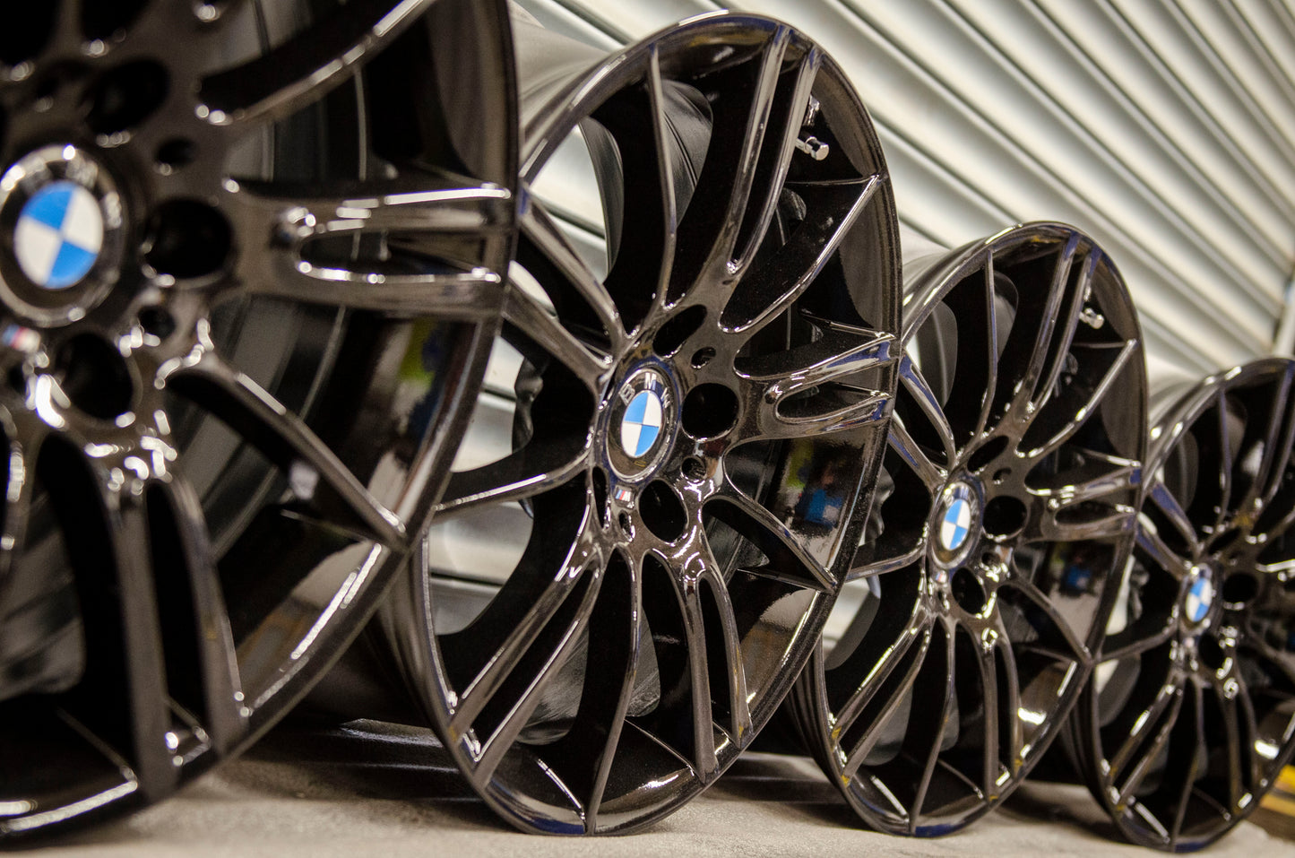 *Refurbished* Genuine 18" BMW 3 Series MV3 Staggered Alloy Wheels 5x120 - Autosthetic