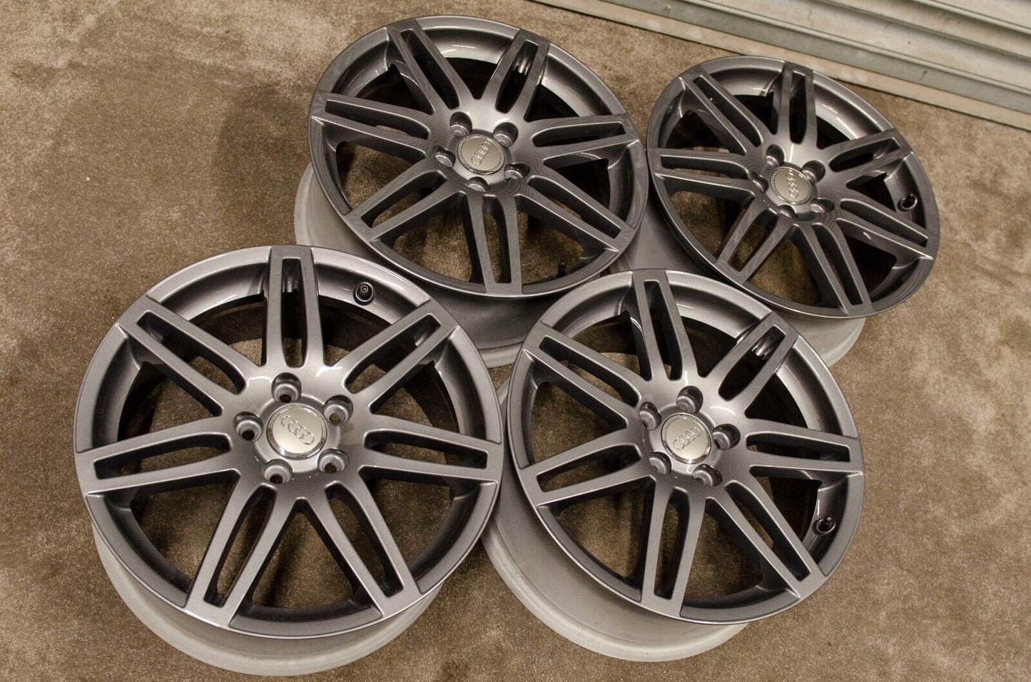*Refurbished* Genuine 18" Audi A3 Le Mans Alloy Wheels 5x112 8P0601025BA - Autosthetic