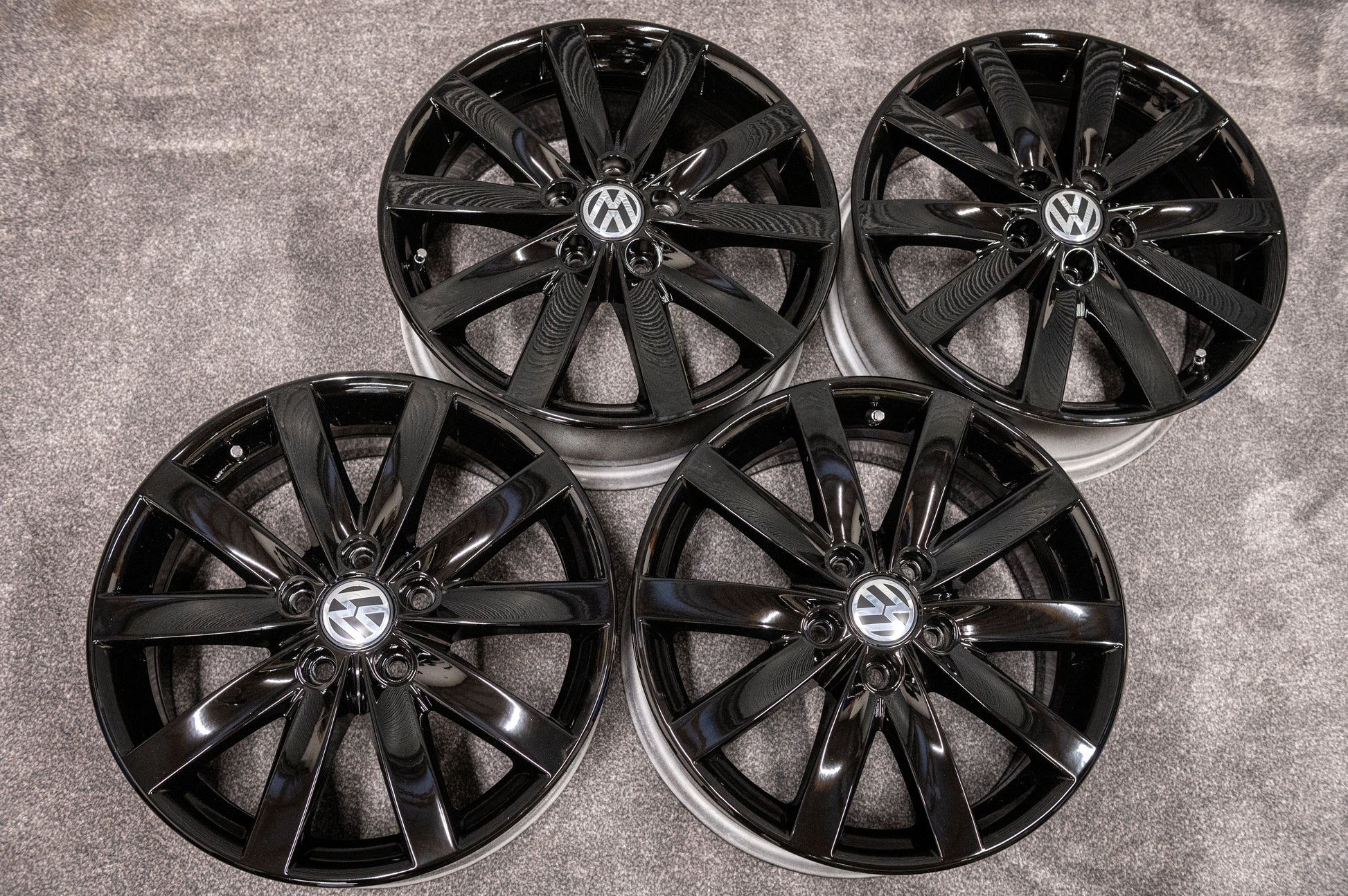 *Refurbished* Genuine 17" VW Golf Mk6 GT 'Porto' Alloy Wheels 5x112 5K0601025F - Autosthetic