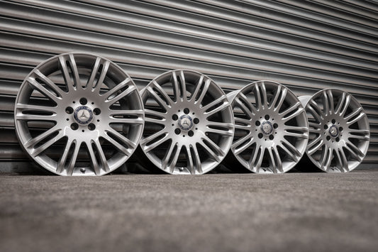 *Refurbished* Genuine 18" Mercedes E-Class W211 Staggered Alloy Wheels 5x112