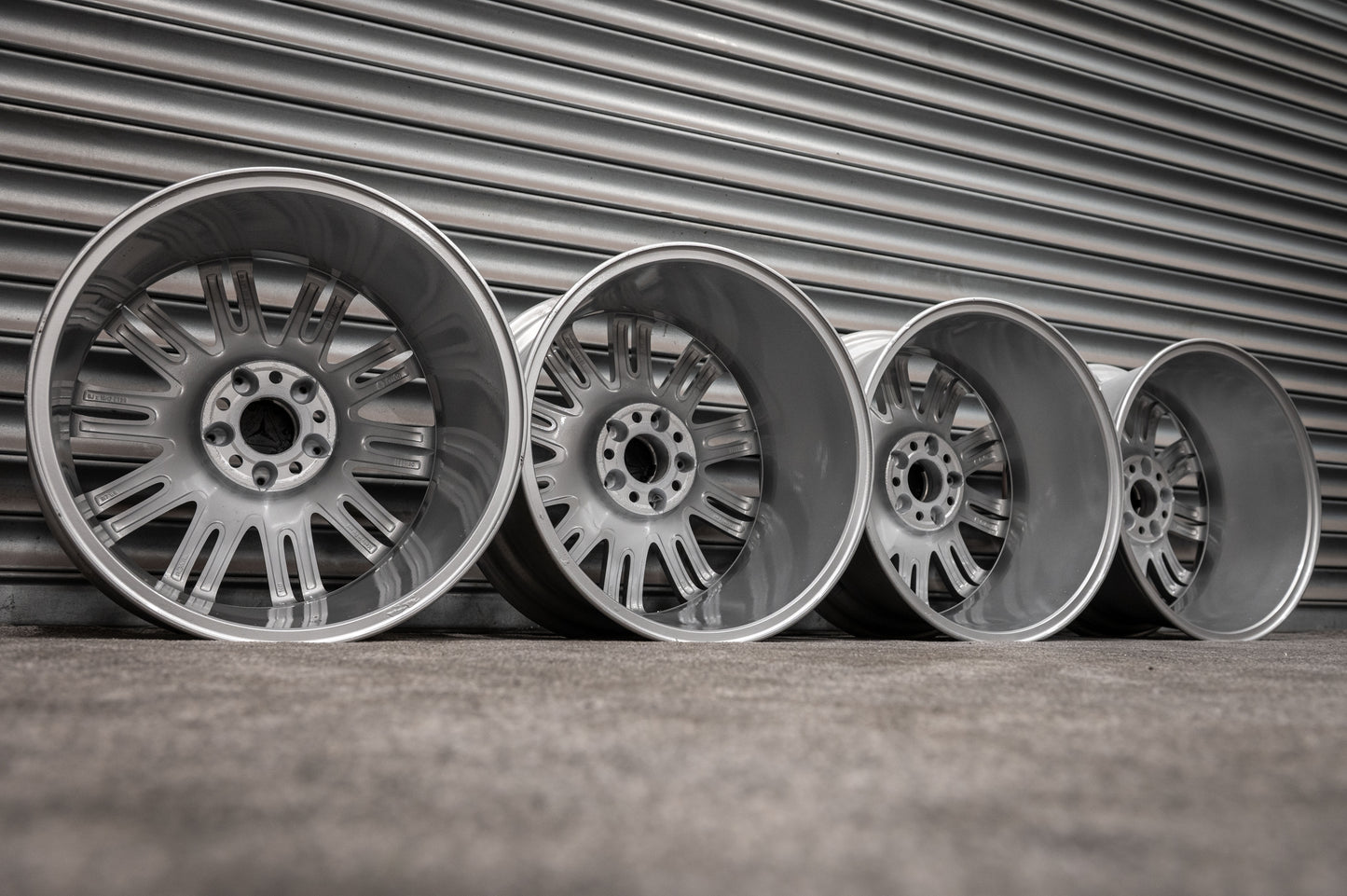 *Refurbished* Genuine 18" Mercedes E-Class W211 Staggered Alloy Wheels 5x112