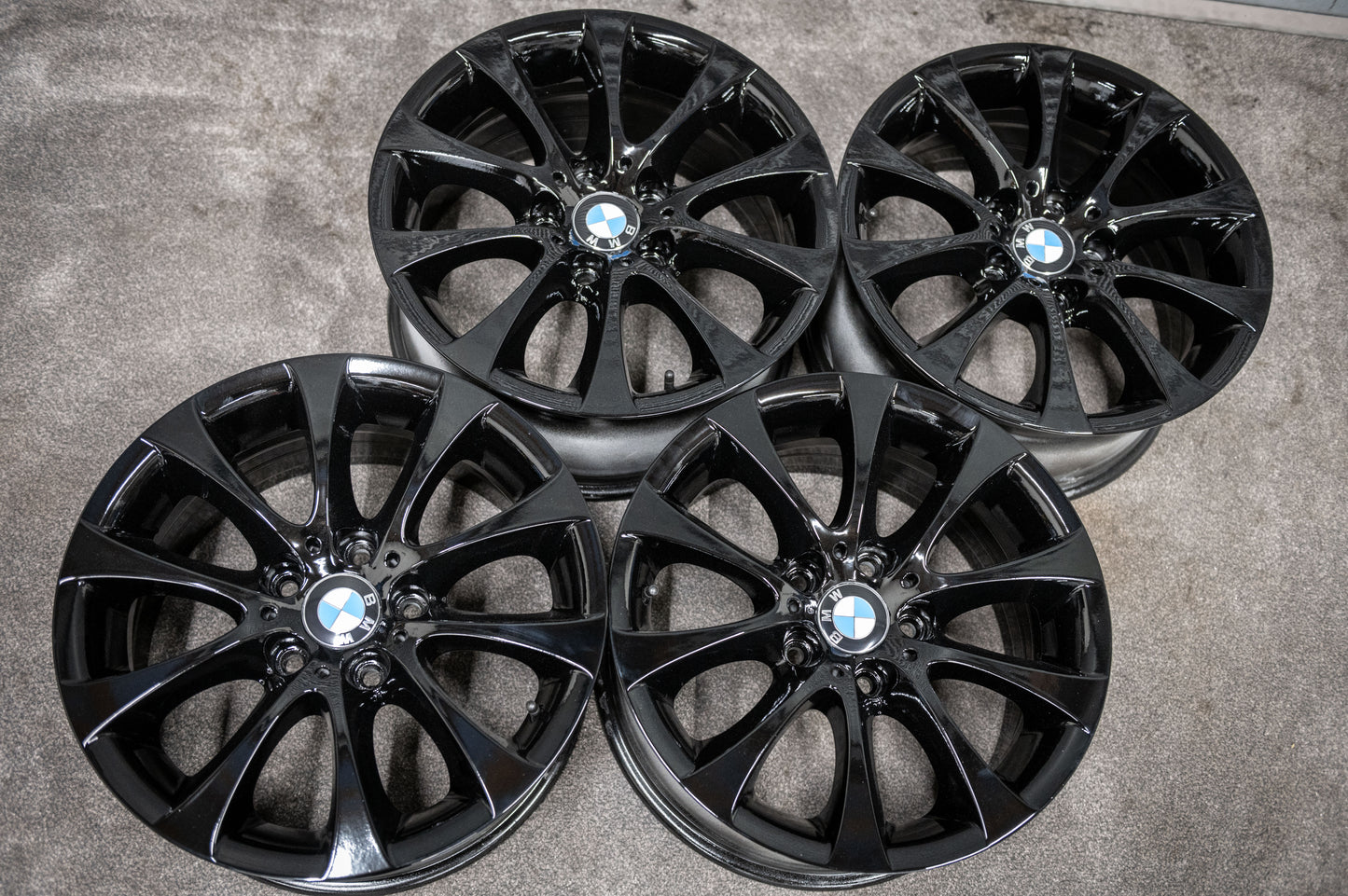 *Refurbished* Genuine 17" BMW 3-Series E90 V-Spoke 188M Staggered Alloy Wheels 5x120