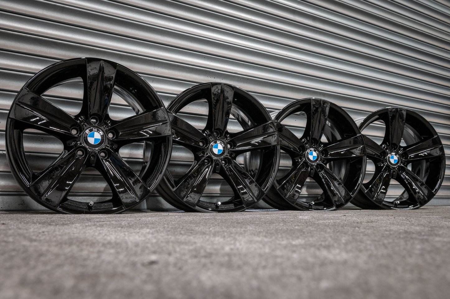 *Refurbished* Genuine 18" BMW Style 189 3-Series E90 Staggered Alloy Wheels 5x120 T5/T6 - Autosthetic