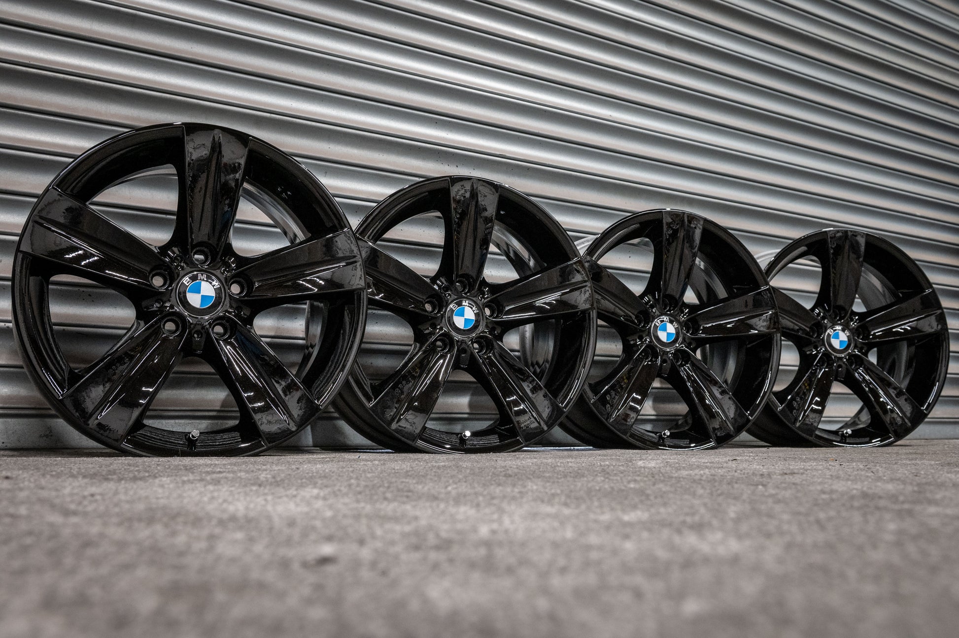 *Refurbished* Genuine 18" BMW Style 189 3-Series E90 Staggered Alloy Wheels 5x120 T5/T6 - Autosthetic