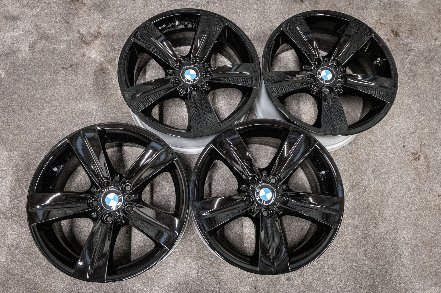 *Refurbished* Genuine 18" BMW Style 189 3-Series E90 Staggered Alloy Wheels 5x120 T5/T6 - Autosthetic