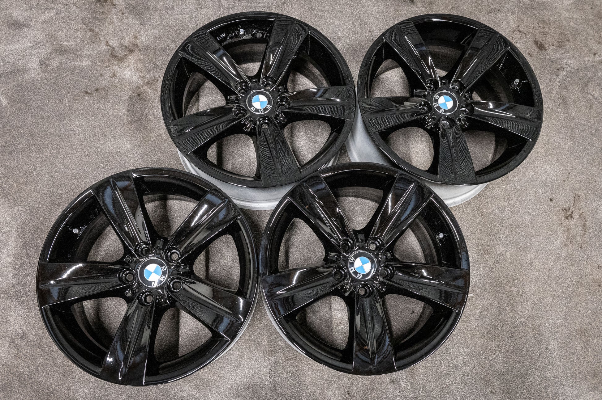 *Refurbished* Genuine 18" BMW Style 189 3-Series E90 Staggered Alloy Wheels 5x120 T5/T6 - Autosthetic