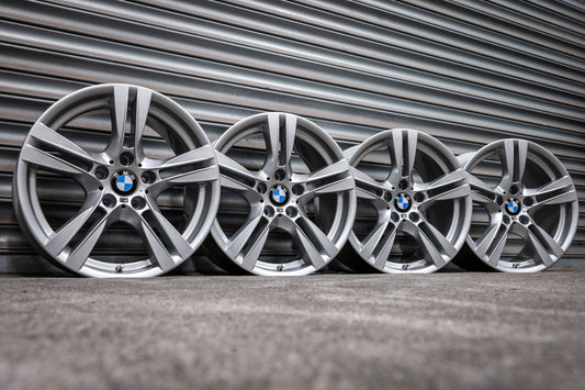 *Refurbished* Genuine 18" BMW X1 Staggered Alloy Wheels & Tyres 5x120