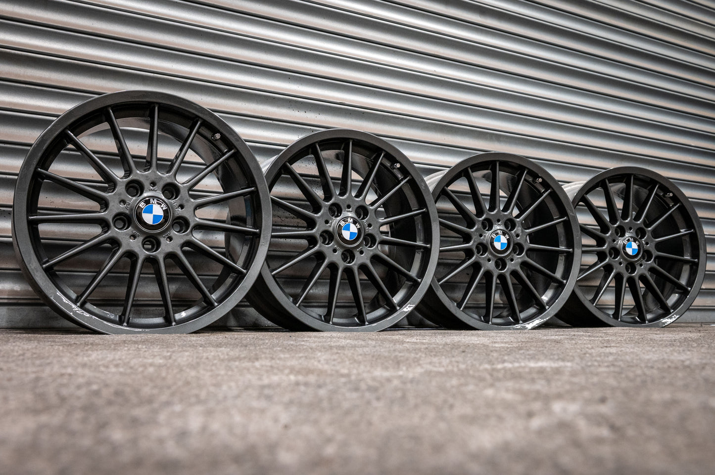 *Refurbished* Genuine 18" BMW 3 Series E46 Style 32 Staggered Alloy Wheels 5x120