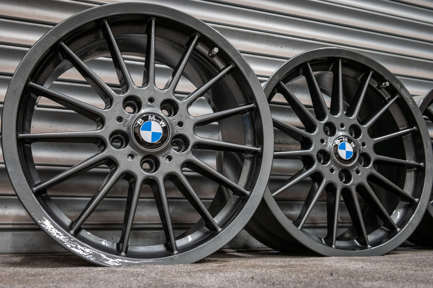 *Refurbished* Genuine 18" BMW 3 Series E46 Style 32 Staggered Alloy Wheels 5x120