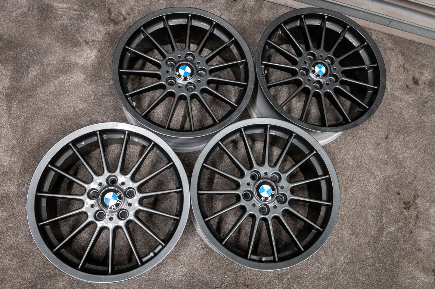 *Refurbished* Genuine 18" BMW 3 Series E46 Style 32 Staggered Alloy Wheels 5x120