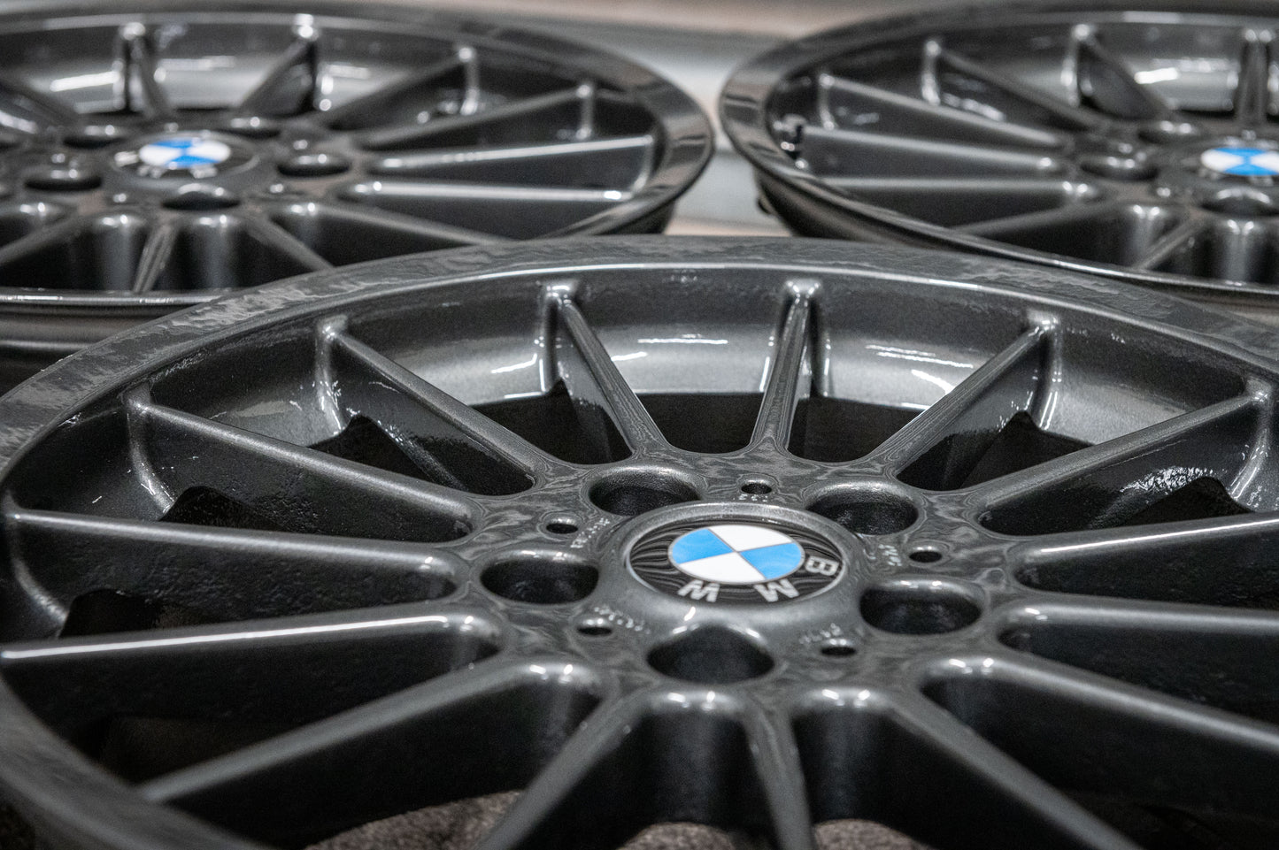*Refurbished* Genuine 18" BMW 3 Series E46 Style 32 Staggered Alloy Wheels 5x120