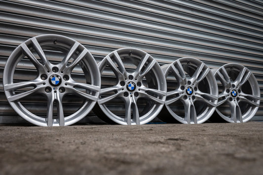 *Refurbished* Genuine 18" BMW 3 Series 400M Staggered Alloy Wheels F30/F31 5x120 - Autosthetic