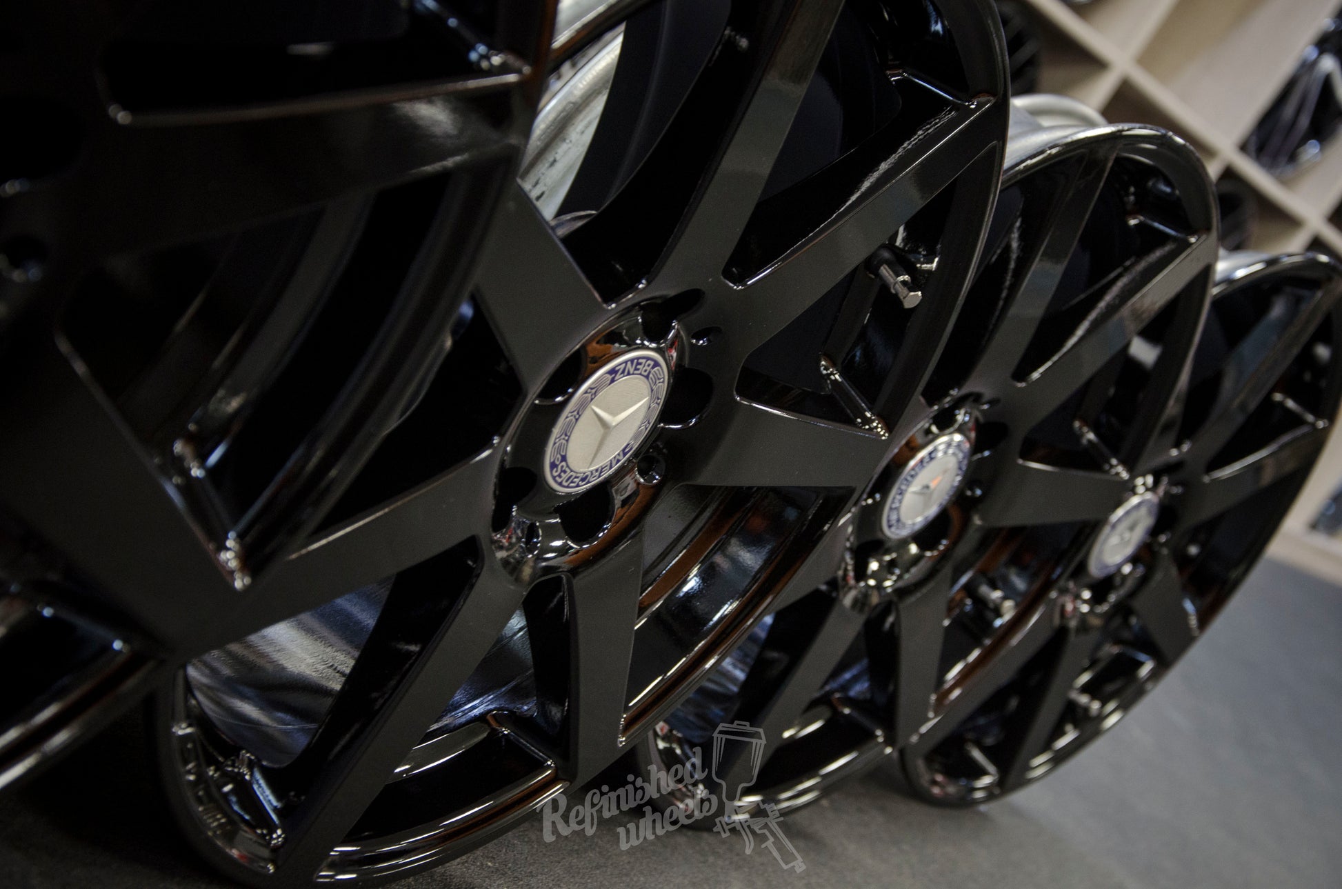 *Refurbished* Genuine 18" Mercedes AMG C-Class W204 Staggered Alloy Wheels 5x112 - Autosthetic