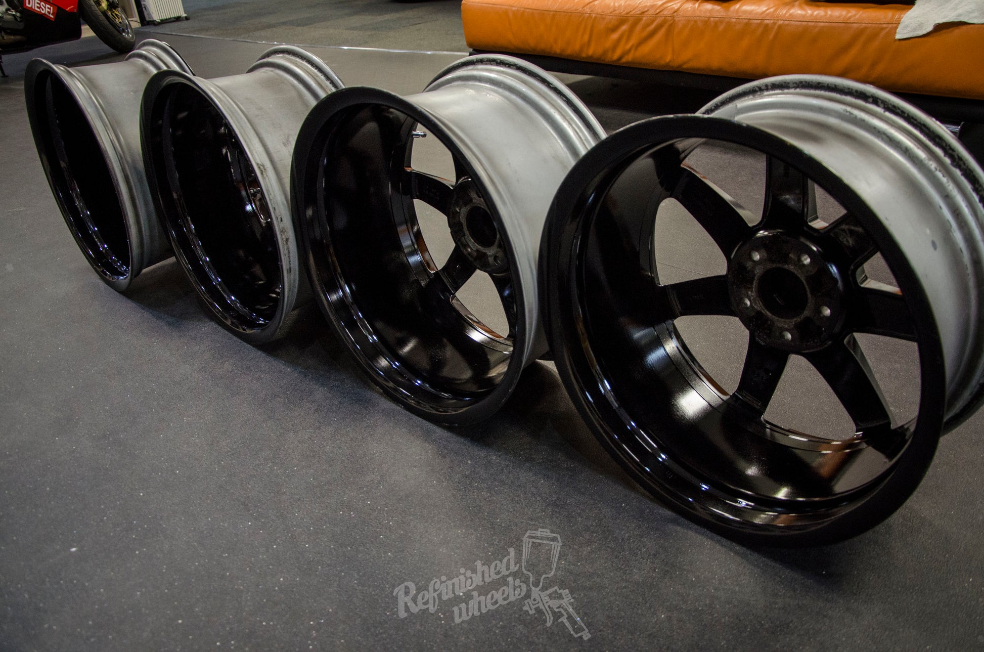 *Refurbished* Genuine 18" Mercedes AMG C-Class W204 Staggered Alloy Wheels 5x112 - Autosthetic