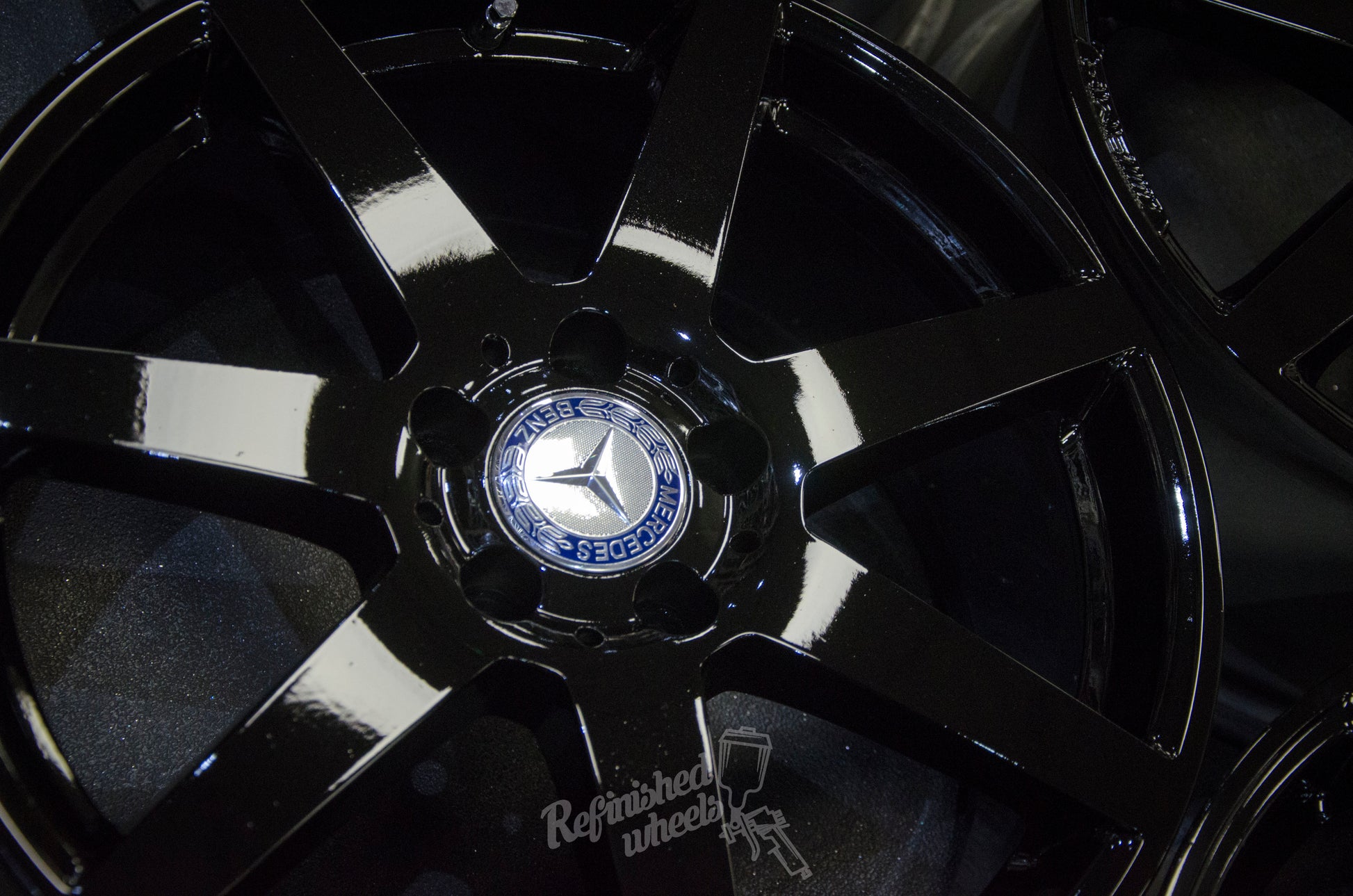 *Refurbished* Genuine 18" Mercedes AMG C-Class W204 Staggered Alloy Wheels 5x112 - Autosthetic