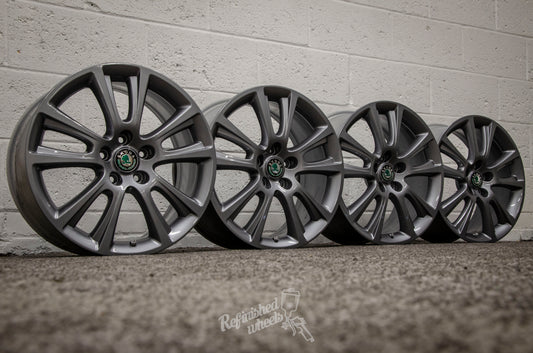 *Refurbished* Genuine 18" Skoda Octavia VRS Alloy Wheels 5x112 1Z0601025M