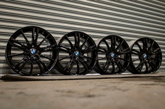 *Refurbished* Genuine 18" BMW 3 Series MV3 Staggered Alloy Wheels 5x120 - Autosthetic
