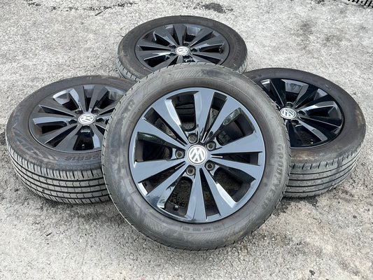 Genuine 16" VW Golf Mk6/7 Alloy Wheels & Tyres 5x112