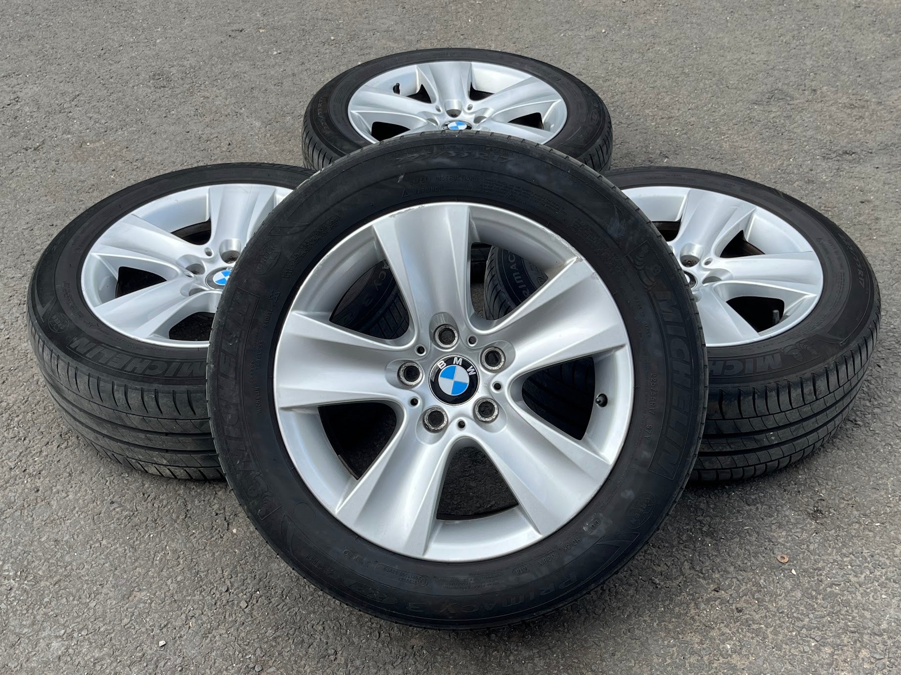 Genuine 17" BMW 5-Series F10/F11 Alloy Wheels & Michelin Tyres 5x120 - Autosthetic