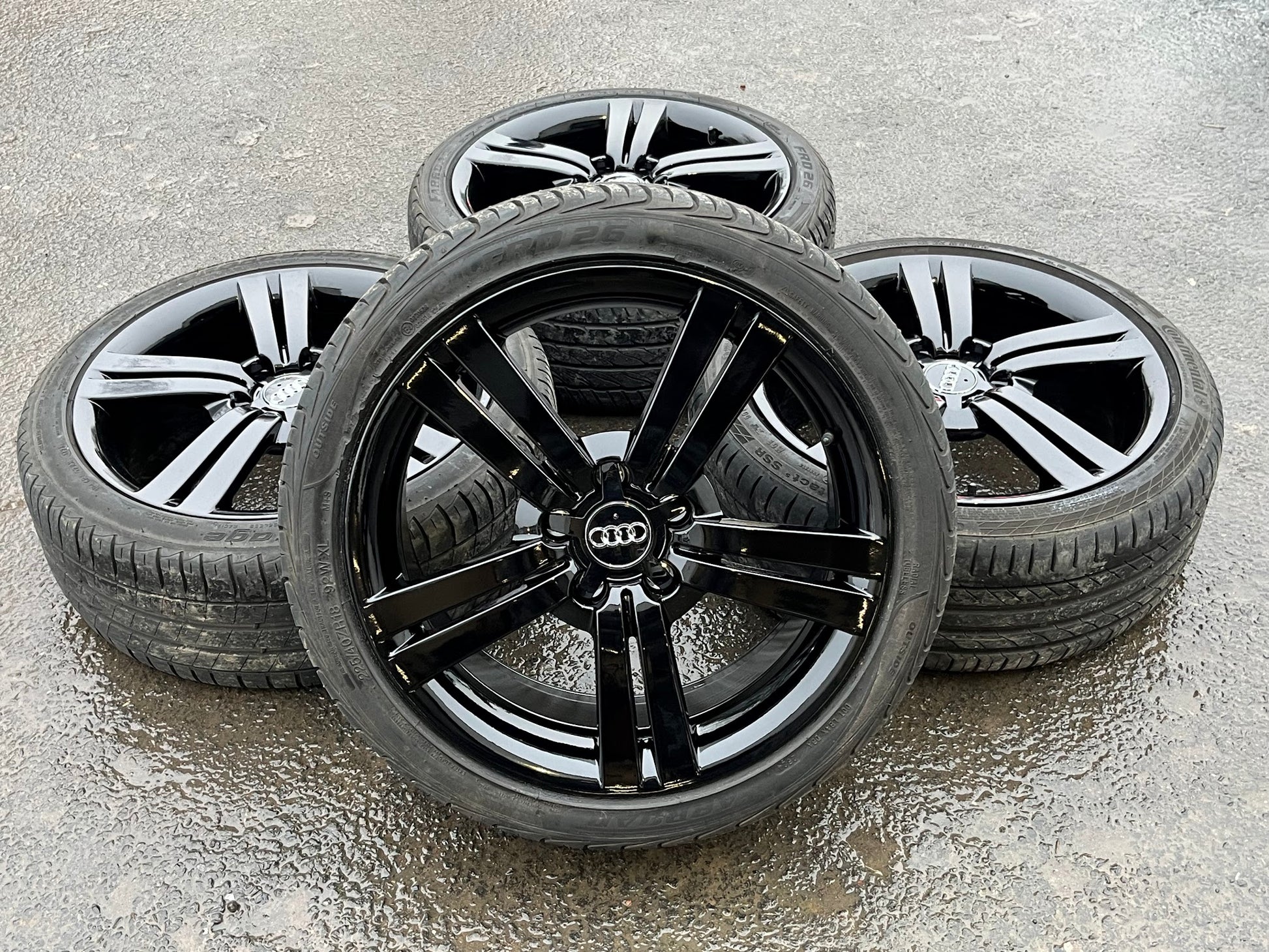 *Refurbished* Genuine 18" Audi/Seat/VW Alloy Wheels & Tyres 5x112 - Autosthetic