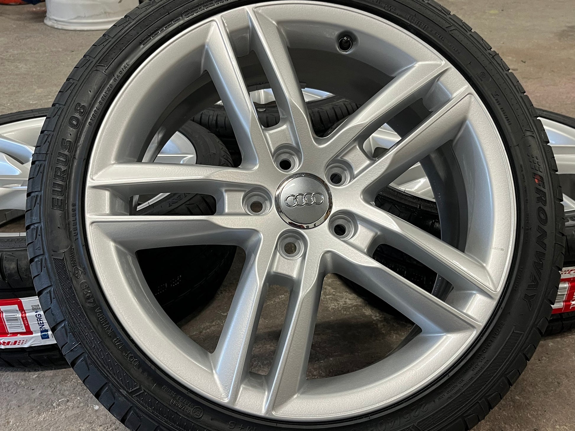 *Refurbished* Genuine Audi A3 Alloy Wheels & Brand New Tyres 5x112 - Autosthetic